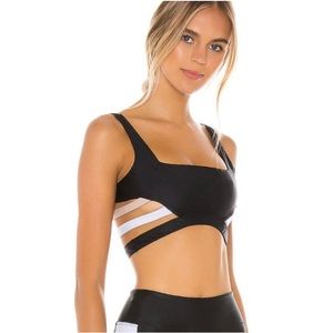 Koral Nobu Energy Sports Bra in Black & Serein & Taupe SMALL NWOT
